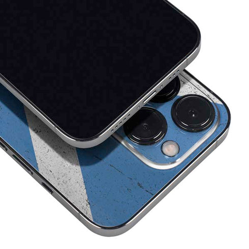 Scotland Flag Distressed iPhone 16 Pro Skin